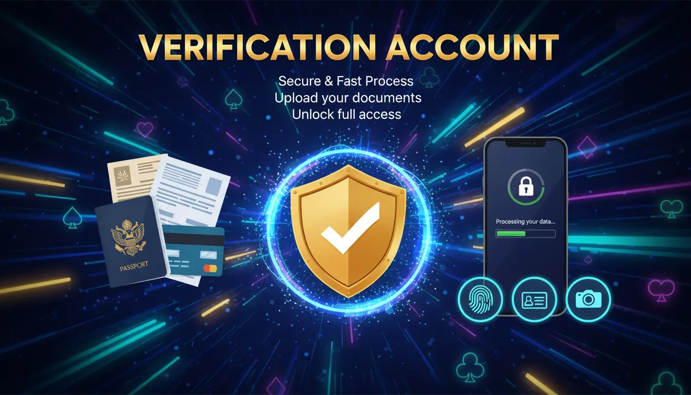 Verifiera konto hos X3000 casino
